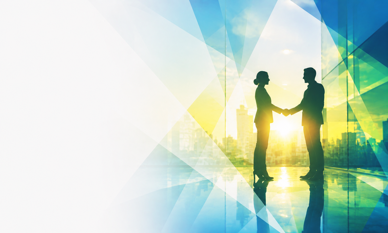 Business professionals collaborating on a digital transformation project